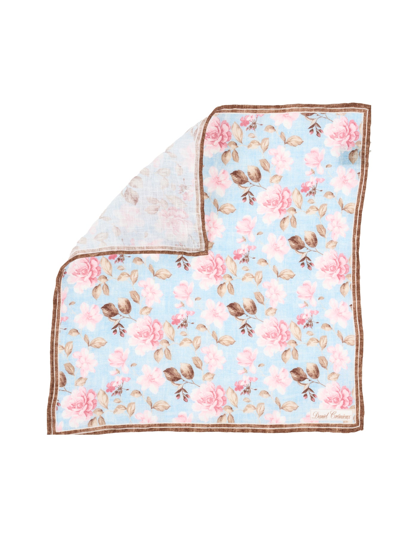 Luxury Linen Hand-Rolled Pocket Square