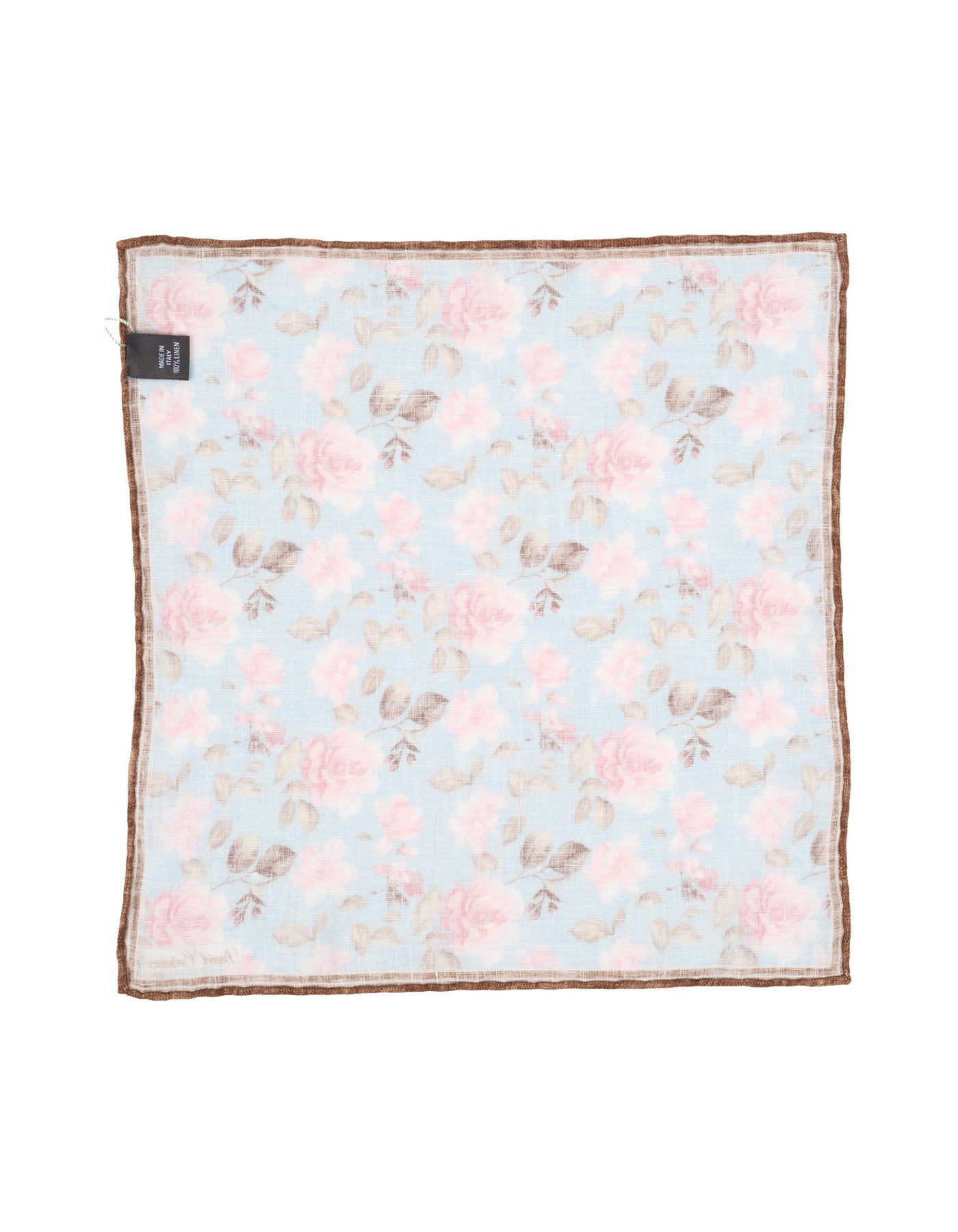 Luxury Linen Hand-Rolled Pocket Square