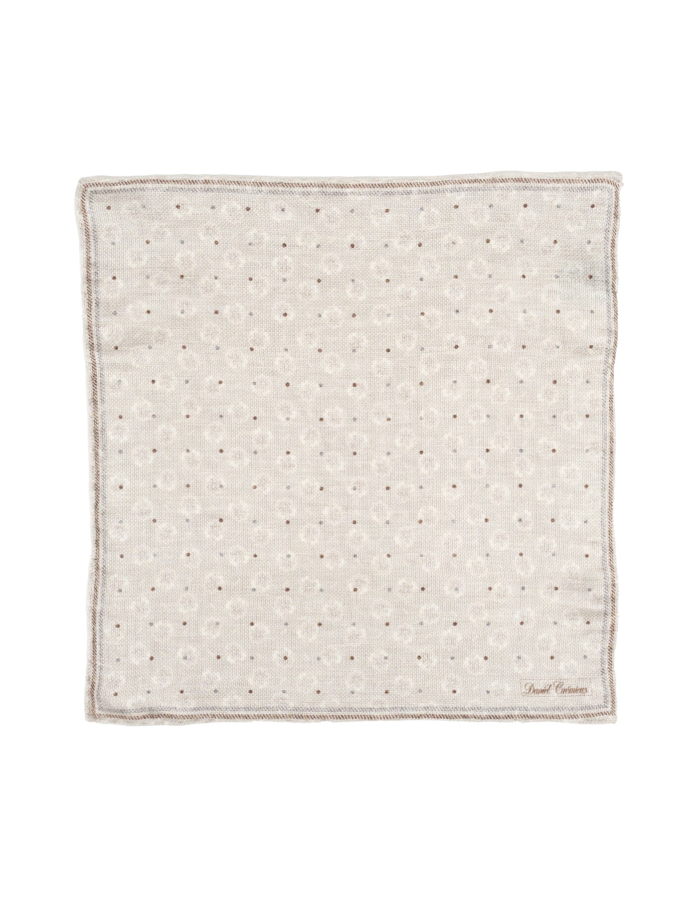 Luxury Linen Silk Hand-Rolled Pocket Square