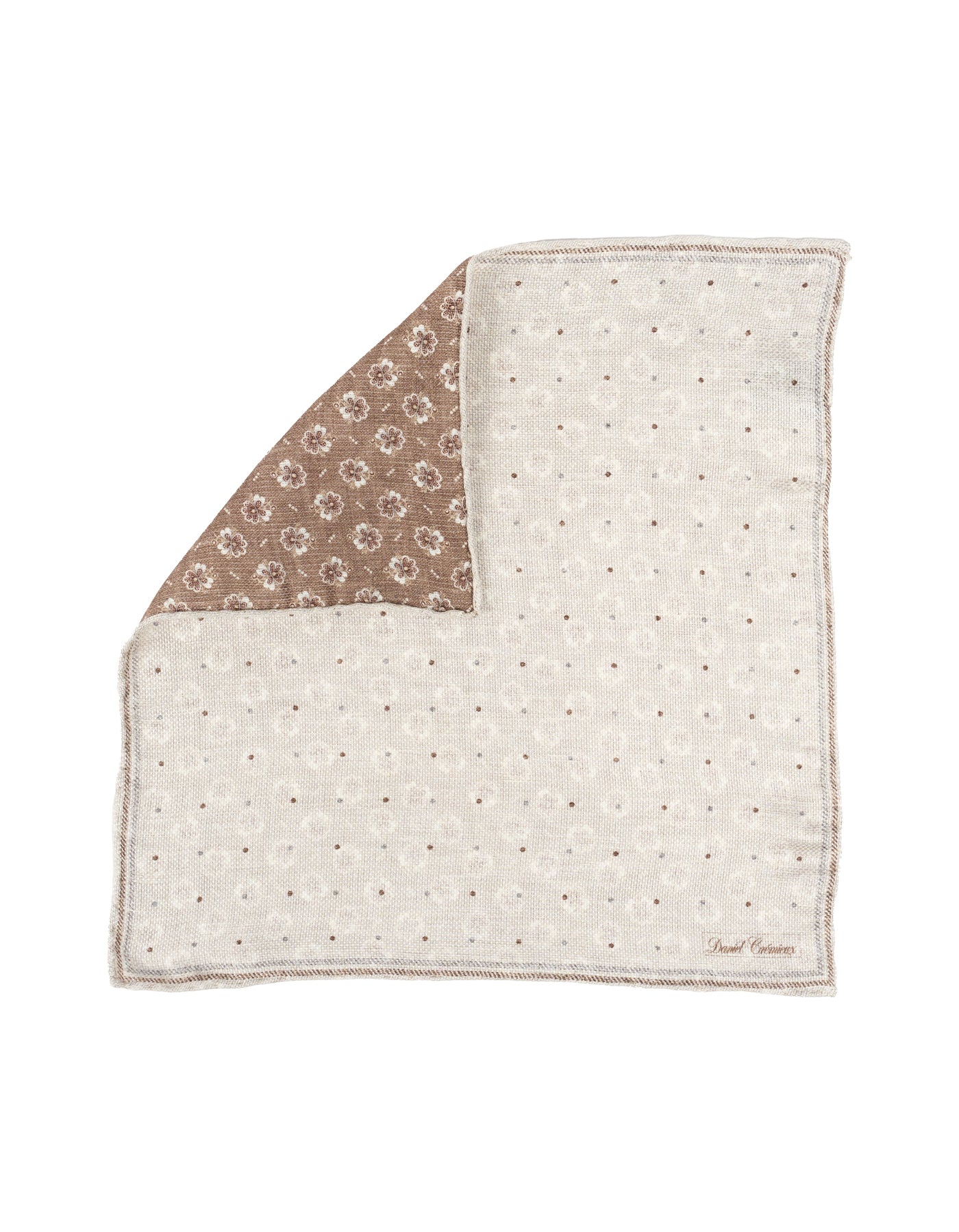 Luxury Linen Silk Hand-Rolled Pocket Square