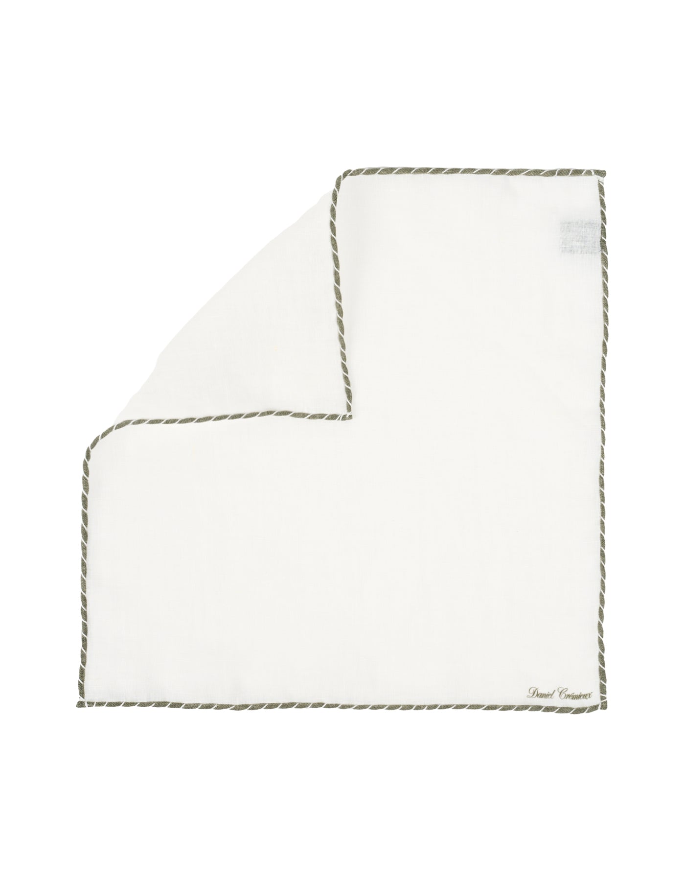 Luxury Linen Hand-Rolled Pocket Square
