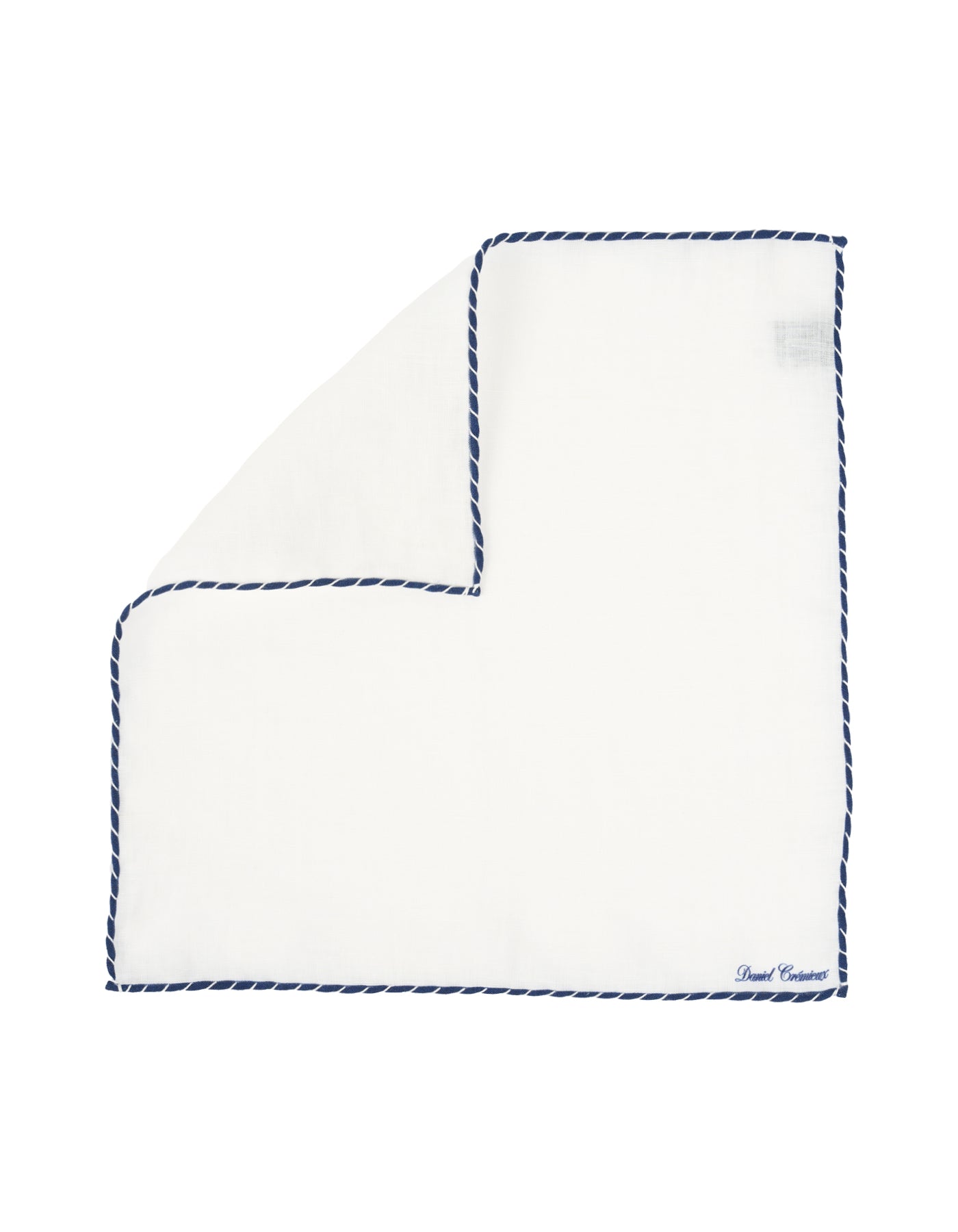 Luxury Linen Hand-Rolled Pocket Square