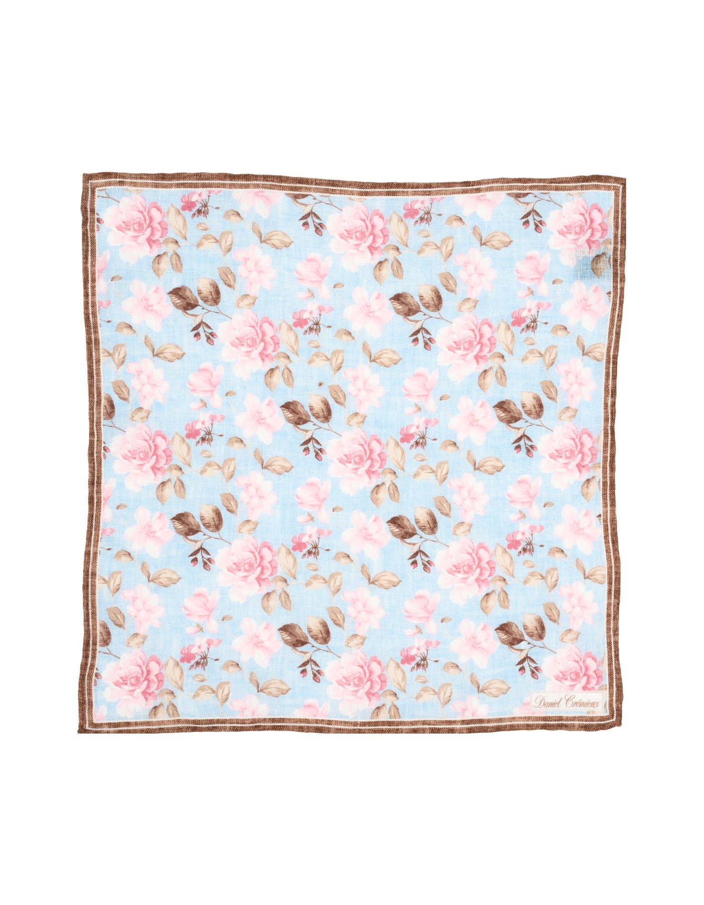 Luxury Linen Hand-Rolled Pocket Square