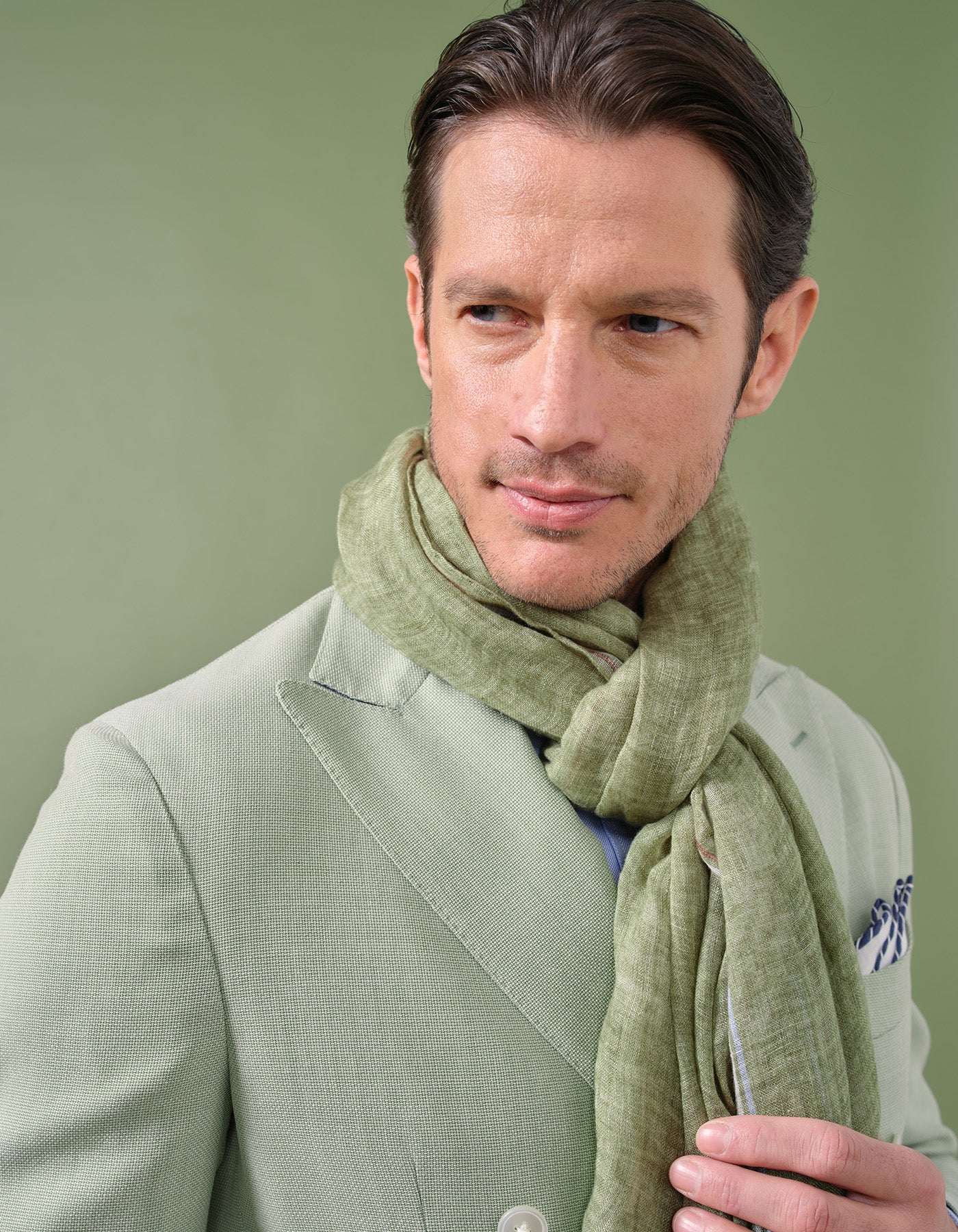 Solid Linen Scarf