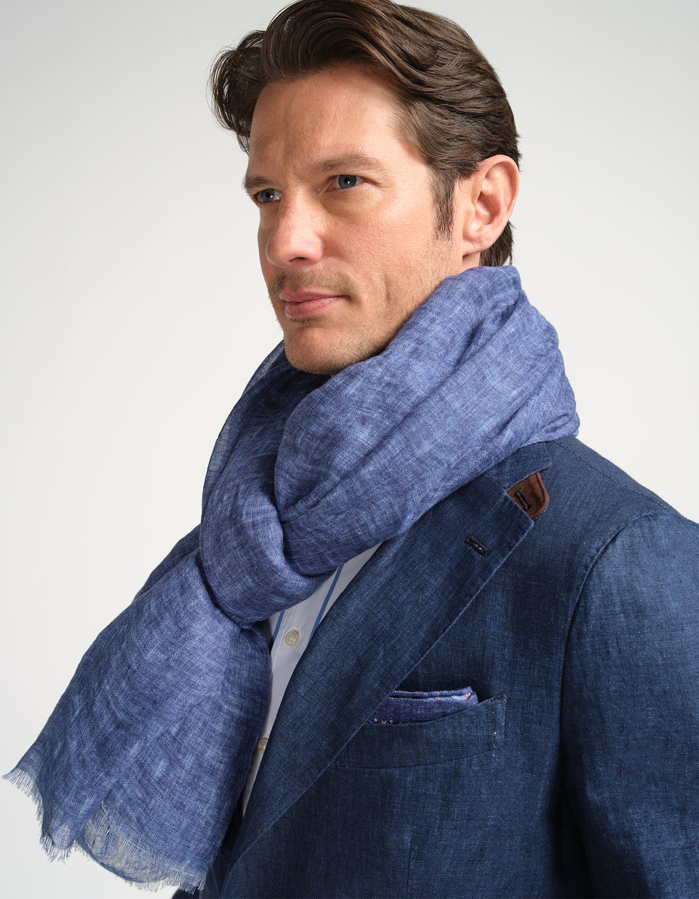 Solid Linen Scarf