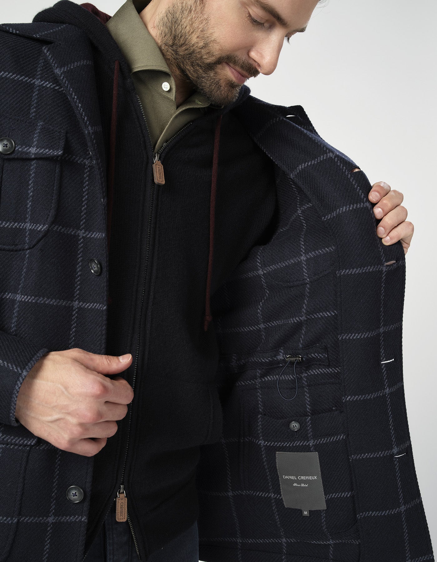 Hunting Check Safari Jacket