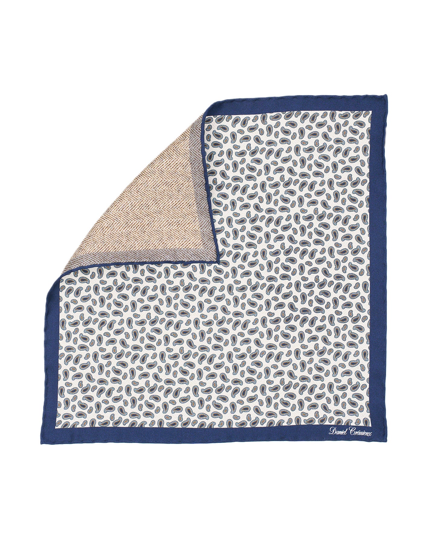 Mini Paisley Pocket Square