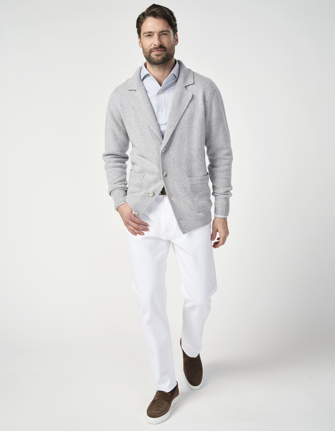 Wool Cashmere Cardigan