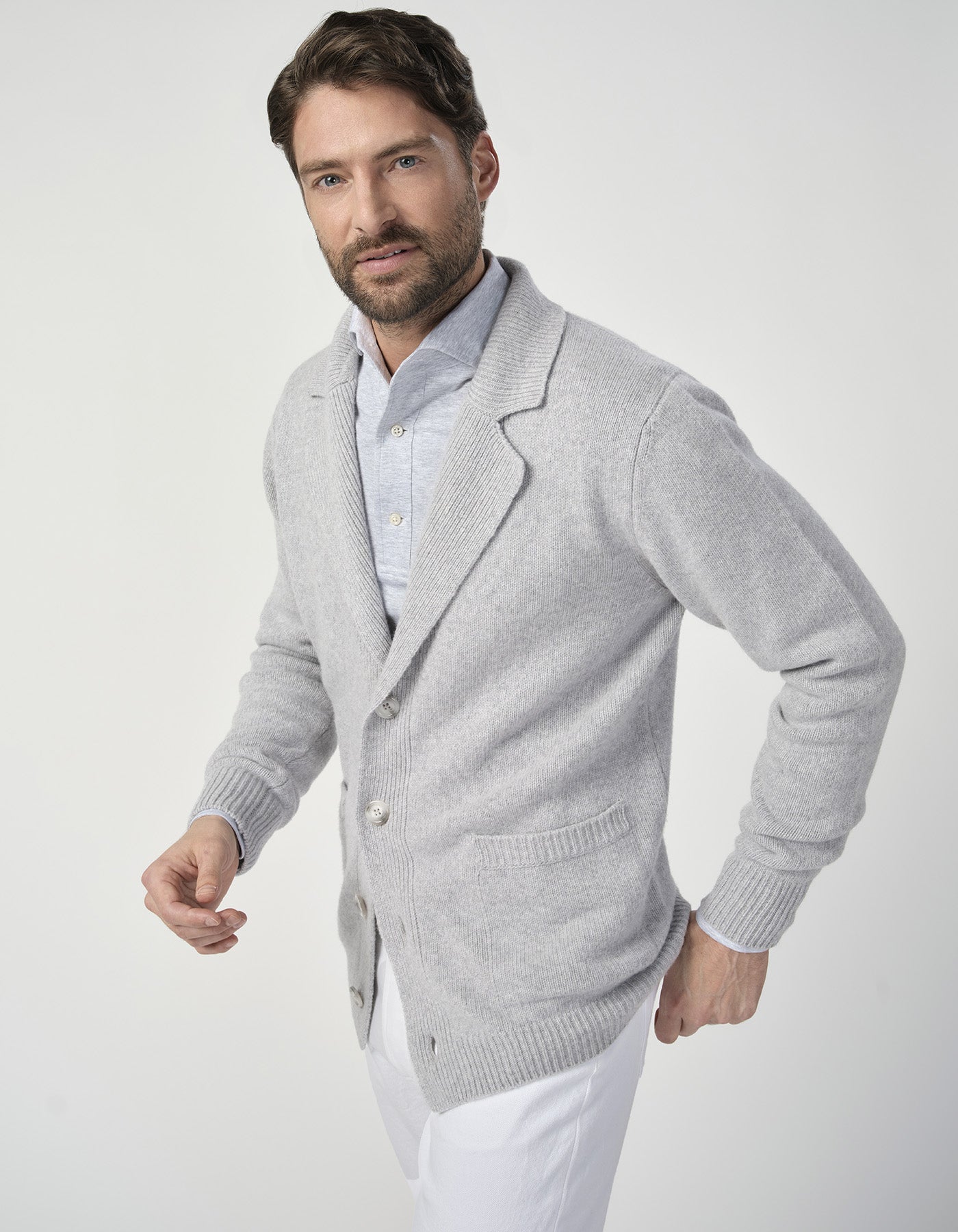 Wool Cashmere Cardigan