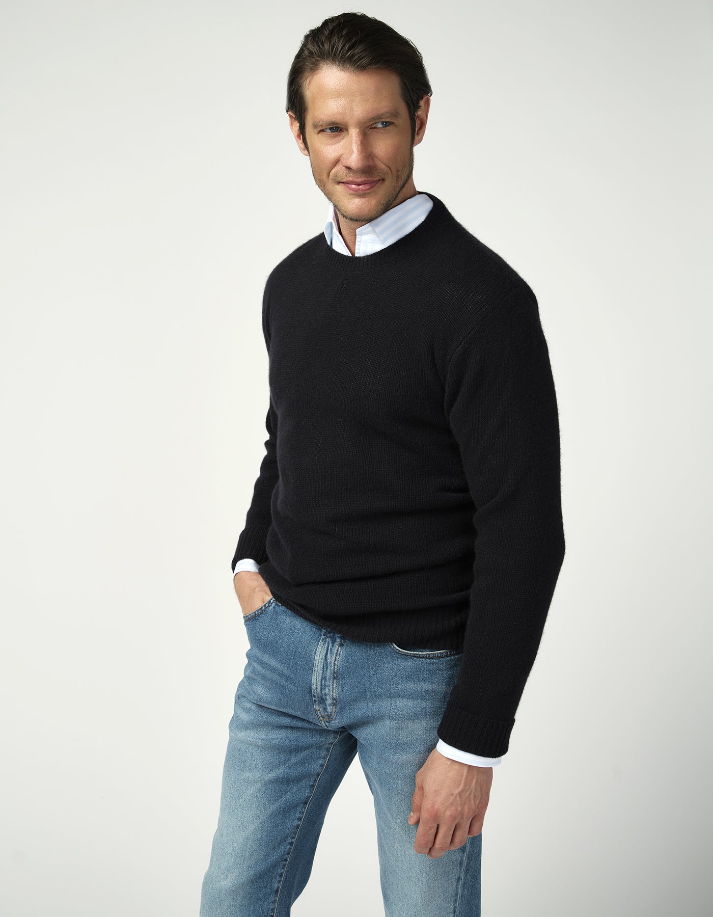 Authentic Cashmere Crewneck Sweater
