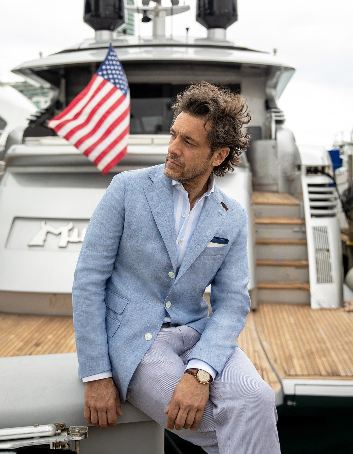 Striped Cotton Fontelina Shirt